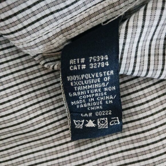 Arnold Palmer Long Sleeve Button Down Plaid Dress Casual Size 15.5 M - Picture 9 of 9